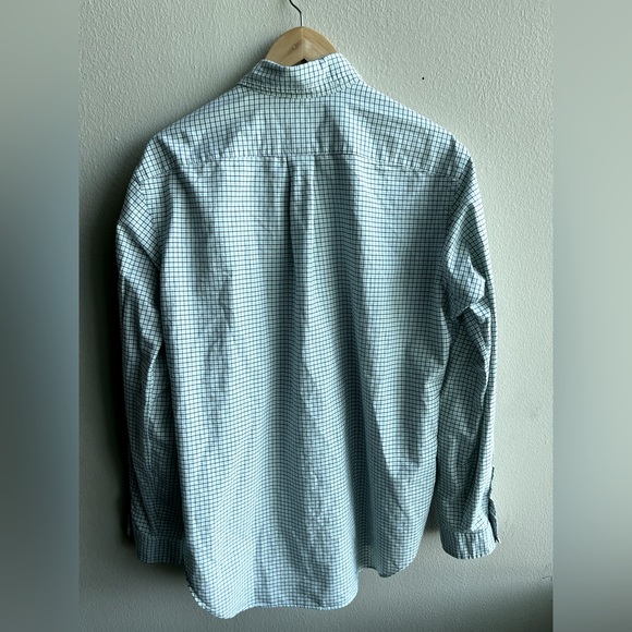 Ralph Lauren Classic Fit green and blue plaid button down shirt - Picture 5 of 5